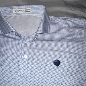 Men's Light Blue Holderness & Bourne Polo Shirt